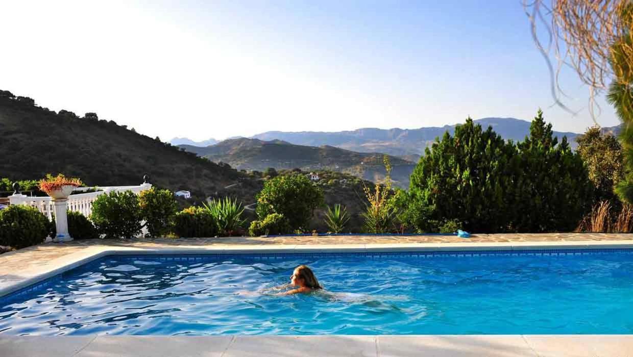 B&B Finca La Loma Comares Buitenkant foto